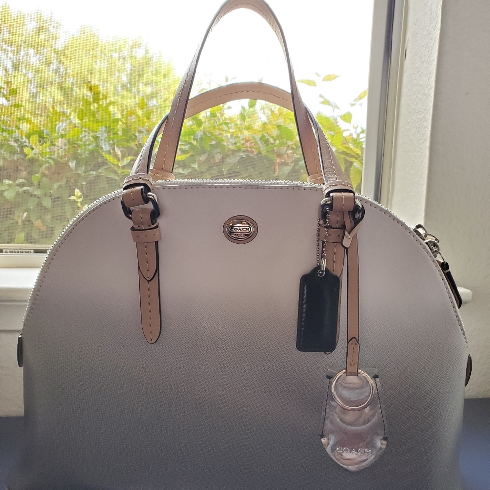 Coach Ombre White/Black Purse